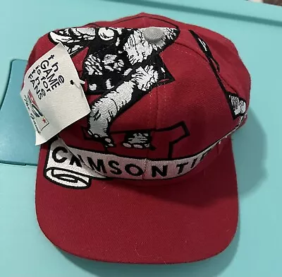 Vintage 90s Alabama Crimson Tide Snapback The Game Big Logo Hat New W/ Tags • $429.99