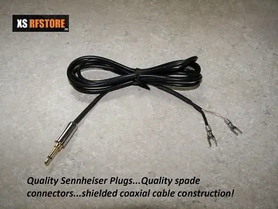 Kenwood SP-23 RG-174 SPEAKER CABLE 3.5 MM TO SPADE  10' Long  FREE SHIP* • $23.93