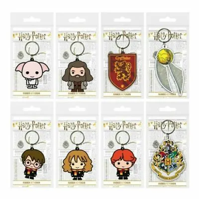 £0.99 • Buy Harry Potter ETC Keyring Rubber Official Licensed Character Keychain Gift New