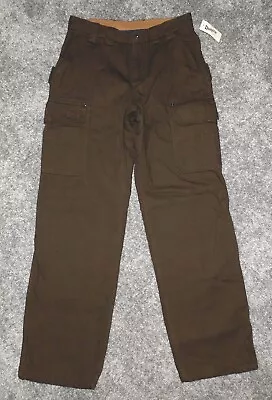 Duluth Trading Co. Men's Fire Hose Fleece-Lined Relaxed Fit Pants NEW Size 32x34 • $45