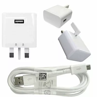 Fast Wall Charger Plug For Samsung Galaxy S7 S6 S5 S4 EDGE + Micro USB Cable • $19.88