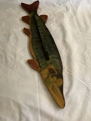 Muskie Wooden Wall Hanging • $55