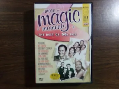 NEW--More Magic Moments The Best Of '50s Pop (DVD 2004) AS SEEN ON PUBLIC TV • $7.49