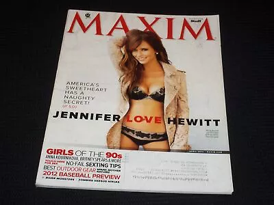 2012 April Maxim Magazine - Jennifer Love Hewitt Men's Issue - L 9333 • $39.99