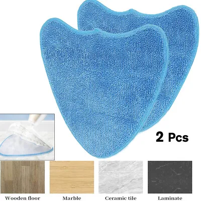 2x Microfibre Mop Pads For Vax S7-A Total Home Master 2in1 Series Steam Cleaner • £7.99