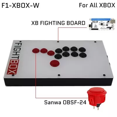 FightBox F1-XB All Button Leverless Arcade Game Controller For Xbox Series X|S • $189