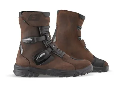 GAERNE G-DUNE AQUATECH Brown Short Adventure On/Off Road Motorcycle Boots • $261.04