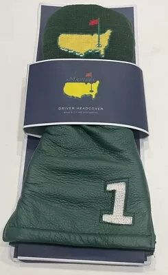 Masters Golf Driver Headcover Needlepoint & Leather Augusta National BRAND NEW • $193.59