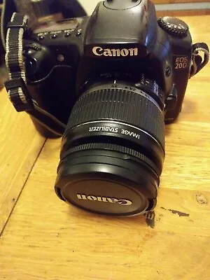 Canon EOS 20D 8.2MP Digital Camera Bundle SLR 18-55mm IS Lens. Good Condition. • £90