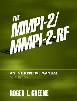 $87.54 • Buy The MMPI-2/MMPI-2-RF: An Interpretive Manual By Roger Greene (2010, Hardcover)