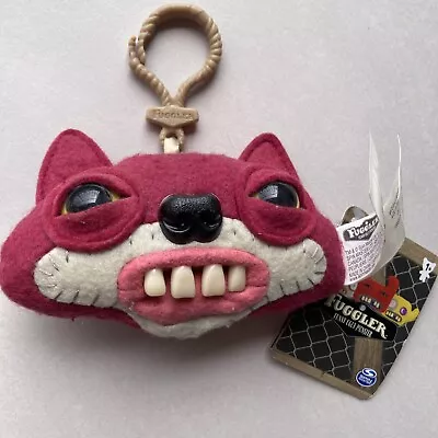 Fuggler Funny Ugly Monster Suspicious Fox Red Mini Clip Keychain Plush • $8