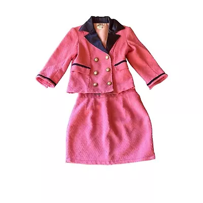 Tabis Characters Vintage 1970s Jackie Kennedy Pink Suit Costume Size X Small • $89.99