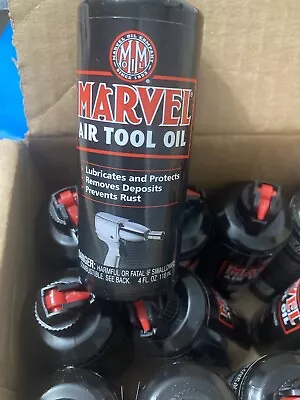 Marvel Mystery MM080R Air Tool Oil 4oz Bottle Red Thin Case Of 12 Bottles • $57