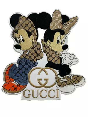 Mickey Mouse Gucci - Embroidered Patch Iron/Sew-On Patch 12'' Large • $36.79