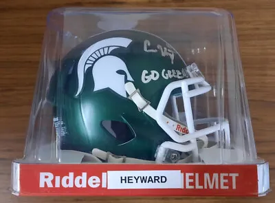 Connor Heyward Michigan State Autographed Riddell Replica Mini Helmet • $74.99
