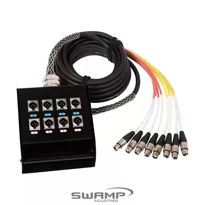 Multicore Cable W/ Stage Box - 8 Return Channels - Desk To Stage - 9m • £105.46