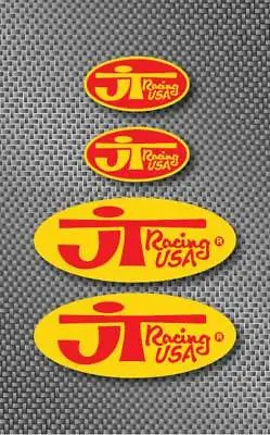 4pc Vintage JT Racing Motocross Sticker Decals Yellow/Red AHRMA FMF RM CR YZ MX • $7.25