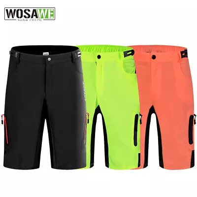 WOSAWE Cycling Shorts MTB Mountain Bike Shorts Bicycle Loose Fit Gym Short Pants • $15.99