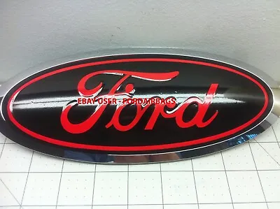 Ford F150 Emblem Overlay Decal 2015 2016 2017 2018 2019 2020                 RED • $45