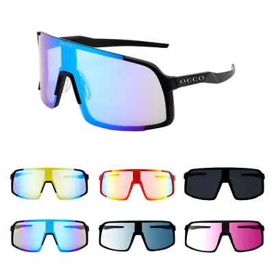 OCCO Sports Glasses Bike Glasses Cycling Glasses Sunglasses UNBREAKABLE UV400 • $26.59