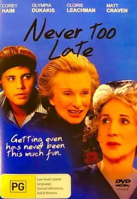 122 BRAND NEW SEALED Never Too Late (DVD) • $17.50