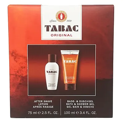 Tabac Original 2 Piece Gift Set Aftershave Lotion 75ml - Shower Gel 100ml • £14.95