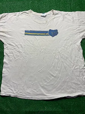 Vtg 2000s Memphis Grizzlies T-Shirt Sz XL Box Logo NBA Worn • $10
