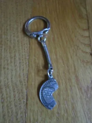 Vtg Mizpah Coin Keyring Half Heart The Lord Between Key Chain Genesis FREE SHIP • $10.95