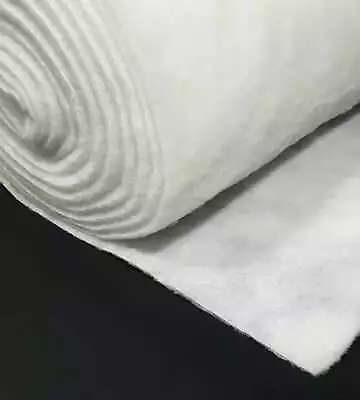 £16.95 • Buy 6oz Polyester Wadding Roll 5 Metres 27  Wide Dacron Quilting Batting