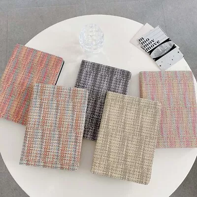 For IPhone IPad Mini Simple Gradient Weaving Plaid Model Tablet Cases • $16.09