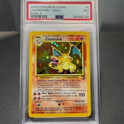 $320 • Buy Pokemon Base Set 2 Charizard Holo PSA 7 4/130