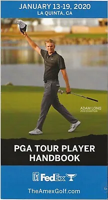 PGA Tour American Express Player Tour Handbook Pamphlet 2020 La Quinta CA • $5.99