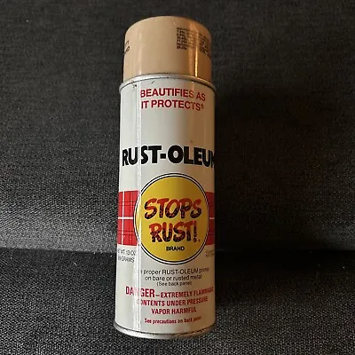Vintage Rust Oleum Spray Paint Can 1982 SAND Stops Rust Full NOS • $40