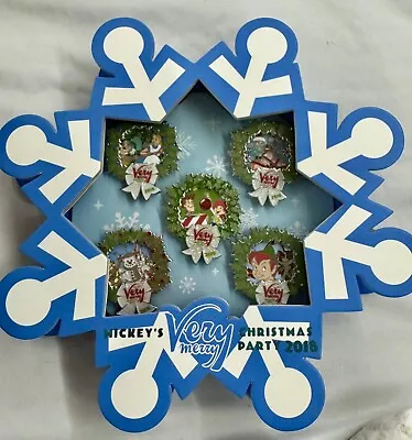 New Disney Parks Mickey's Very Merry Christmas Party 2018 5 Pin Set LE 1000 • $5.50