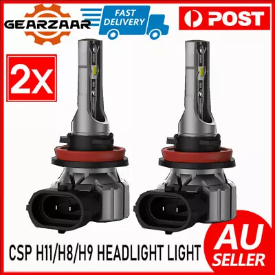 2pcs X LED Fog Light Bulb H8 H9 H11 Fog Light 6500K Xenon White Super Bright AUS • $13.69