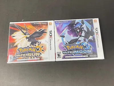 Pokemon Ultra Moon And Ultra Sun Authentic Nintendo 3DS USA Factory Sealed New • $139.99
