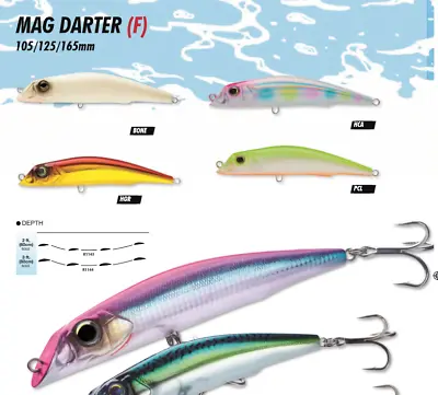 YO-ZURI Mag Darter / DUEL Aile Magnet DB F647 - 125mm-28g-Floating (2 Colours) • £18.95