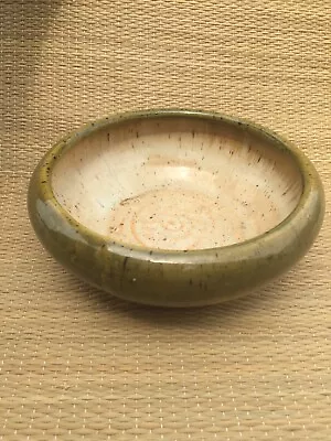 Vintage Arts & Crafts Art Pottery Bowl Green • $125