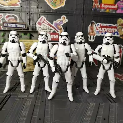 $35.29 • Buy 5X Star Wars 3.75  Stormtrooper Action Figure Set Otc Trilogy Toy Model Kid Gift