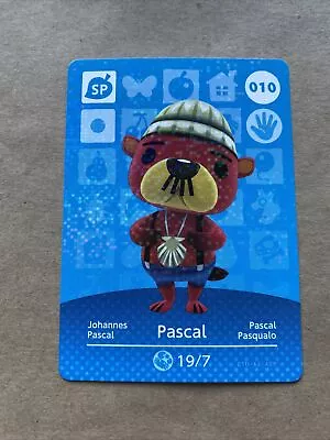 010 Pascal Series 1 Animal Crossing Amiibo Card #010 Authentic ACNH • $2.90