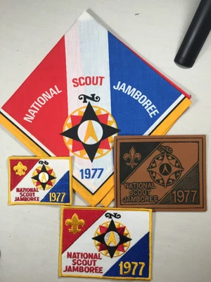 £24.70 • Buy 1977 National Jamboree Set Jacket Necker Leather BSA Activity Patch