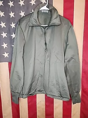 Medium - Military Sleeping Shirt Heat Retentive Green Long Sleeve 1/4 Zip 9636 • $30