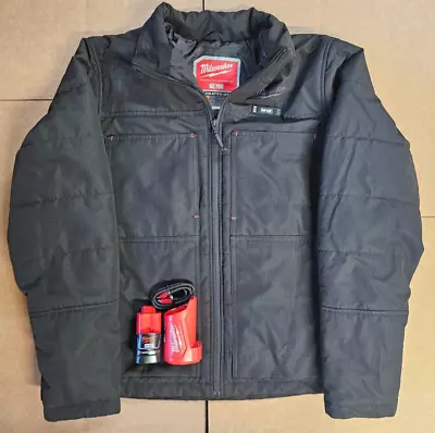 Milwaukee M12 AXIS Women's Black Heated Axis Jacket Size: L Model# 234B-21L • $119.90