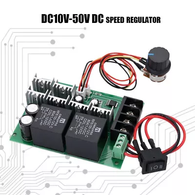 DC 12V 24V 48V Max 60A PWM CW CCW Brush Motor Speed Controller Reversible Switch • $22.75
