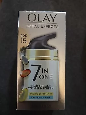 Olay Total Effects 7 In One Moisturizer With Sunscreen SPF15 FragranceFree (MO4) • $22