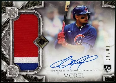 2023 Topps Transcendent Rookie Showcase Patch Auto #CM Christopher Morel /10 RC • $162.50