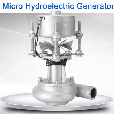 500W Micro Hydroelectric Generator Portable Turbine Hydro Generator Alu Alloy • $168.02