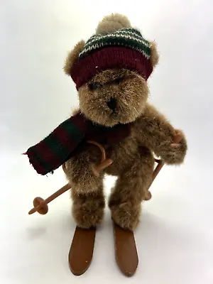 Russ Teddy Bear Lodge Brown Mogul Ski Plush Medium Brown Stuffed 8  • $10.95