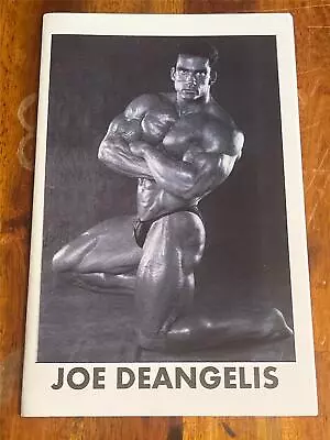 JOE DEANGELIS Bodybuilding Muscle Booklet 2015 • $7.99