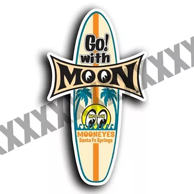 Mooneyes Decals Surfboard Speed Equip Hot Rod Drag Racing Stickers  REPRINT • $3